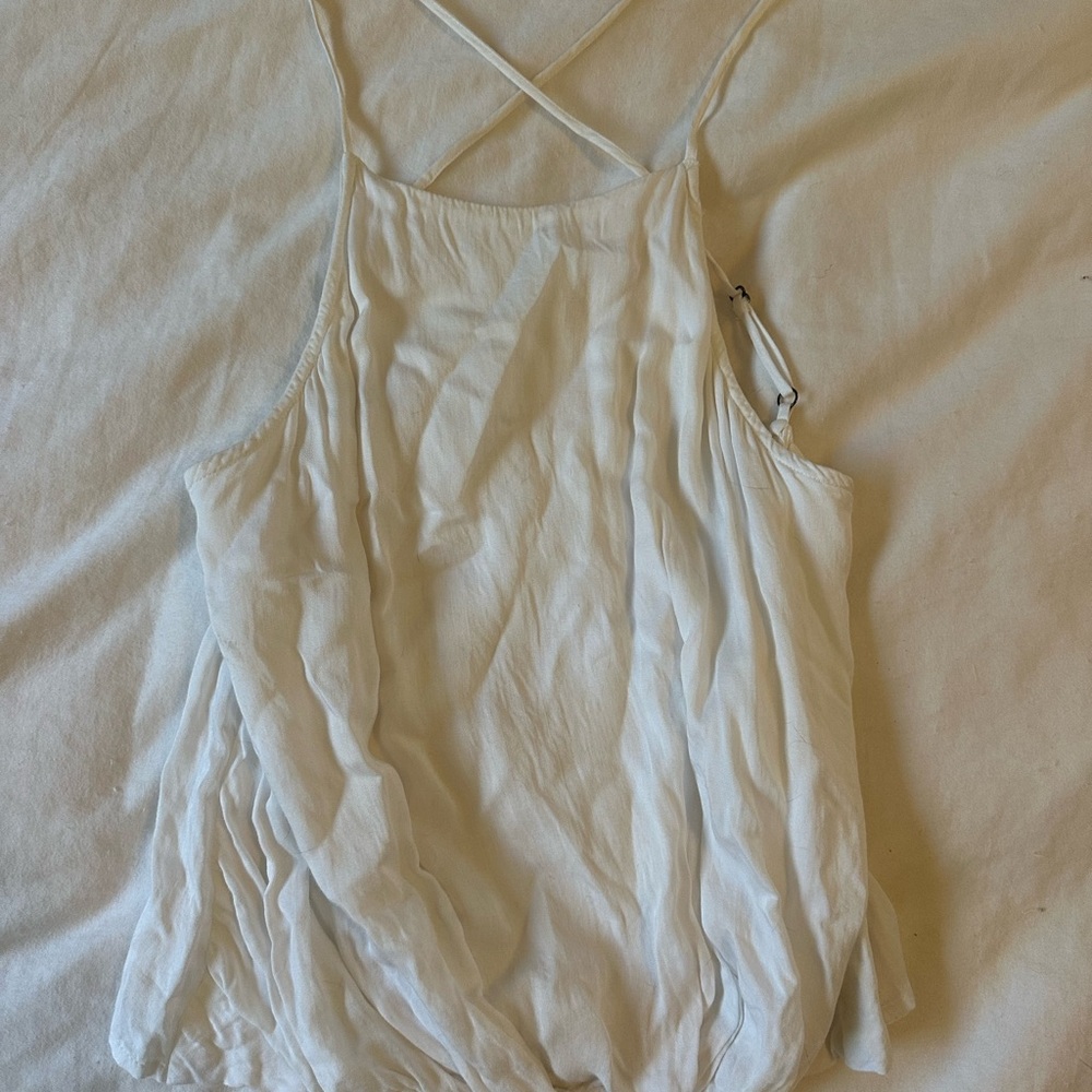 Elegant White Sleeveless Top